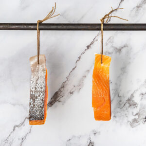 Pavés de saumon fumé à la ficelle (300g)